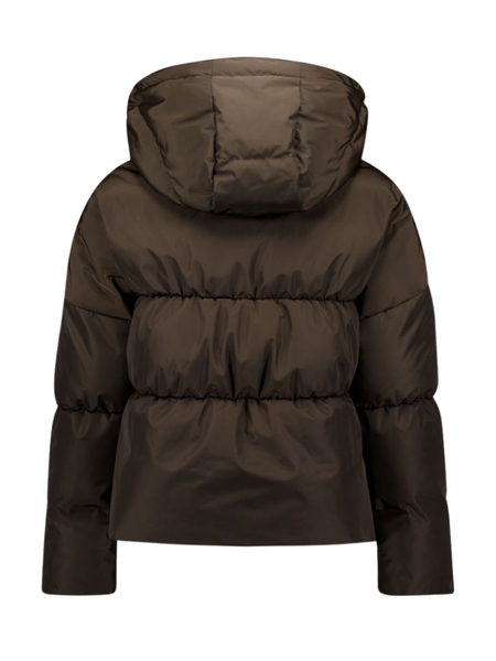 Airforce Women Maya Puffer Jacket - Dark Coffee Airforce Airforce Women Maya Puffer Jacket - Dark Coffee