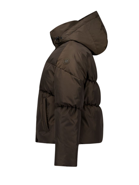 Airforce Women Maya Puffer Jacket - Dark Coffee Airforce Airforce Women Maya Puffer Jacket - Dark Coffee