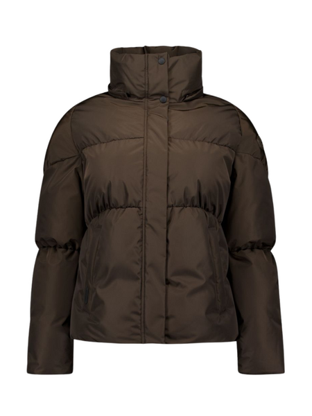 Airforce Women Maya Puffer Jacket - Dark Coffee Airforce Airforce Women Maya Puffer Jacket - Dark Coffee
