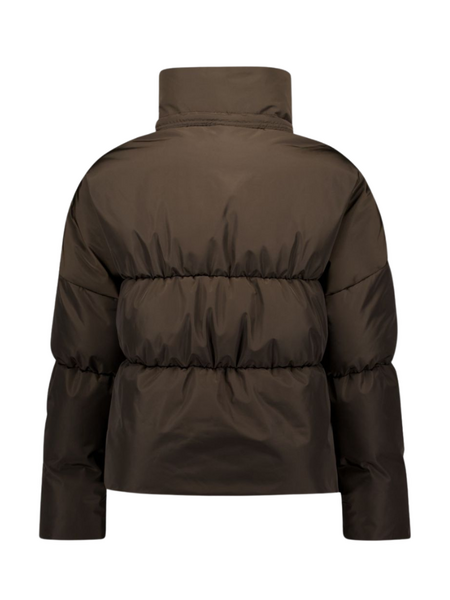 Airforce Women Maya Puffer Jacket - Dark Coffee Airforce Airforce Women Maya Puffer Jacket - Dark Coffee