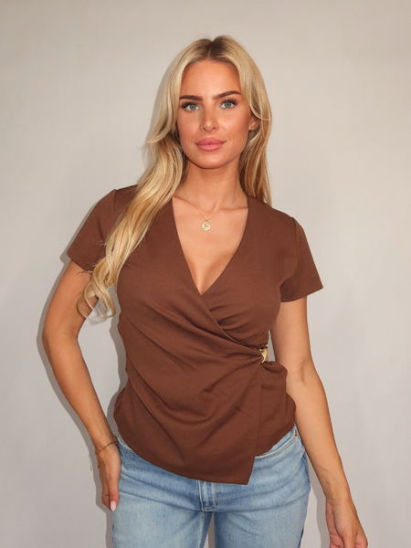 Nikkie Rimini Top - Cacao