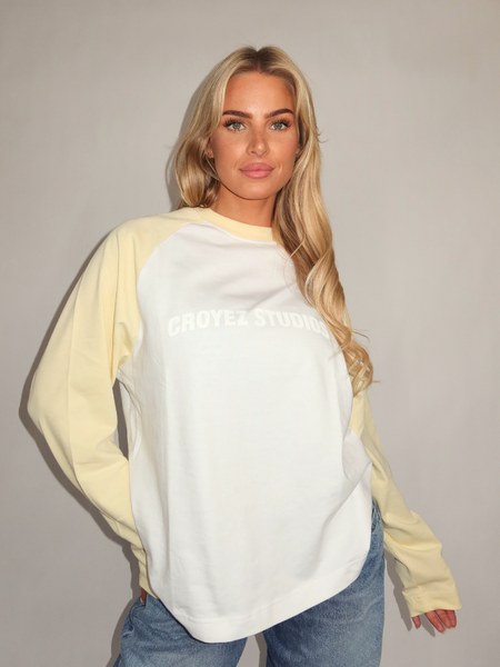 Croyez Women Two Tone Longsleeve - Light Yellow Croyez Croyez Women Two Tone Longsleeve - Light Yellow
