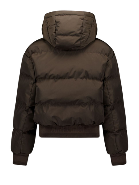 Airforce Women Bree Bomber - Dark Coffee Airforce Airforce Women Bree Bomber - Dark Coffee