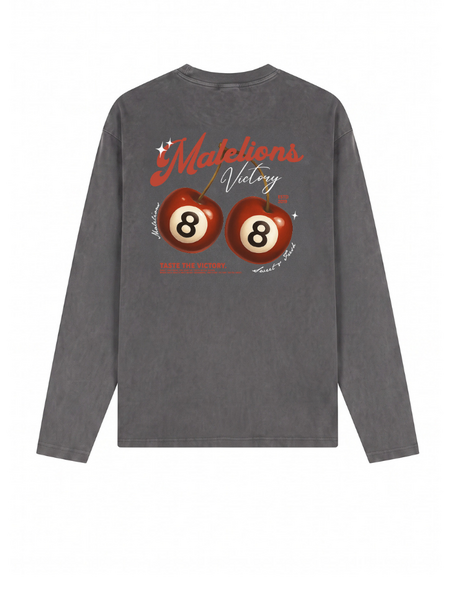 Malelions Victory Taste Longsleeve - Acid Wash Malelions Malelions Victory Taste Longsleeve - Acid Wash
