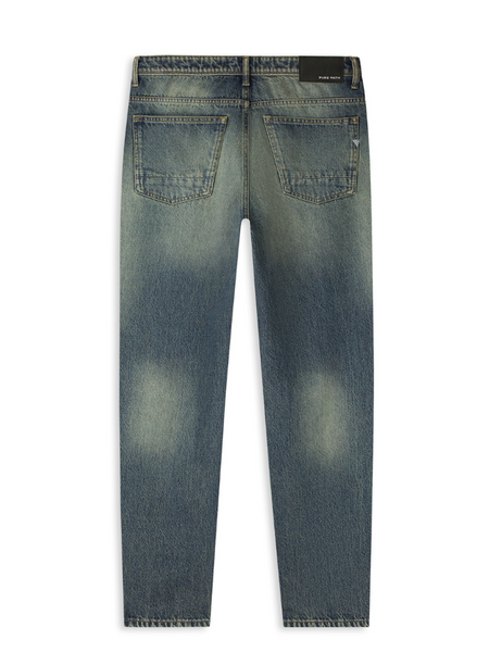 Pure Path The Chase Loose Fit Jeans - Denim Blue Green Pure Path Pure Path The Chase Loose Fit Jeans - Denim Blue Green