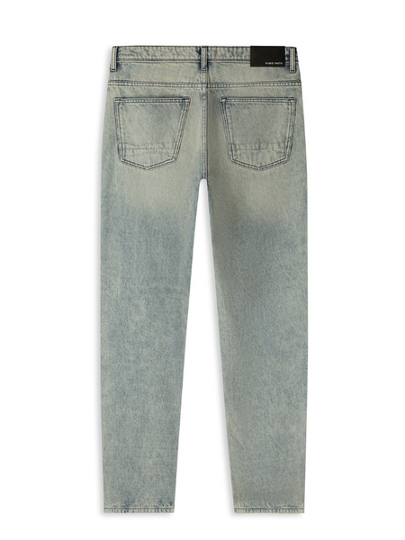 Pure Path The Chase Loose Fit Jeans - Denim Blue Green Pure Path Pure Path The Chase Loose Fit Jeans - Denim Blue Green