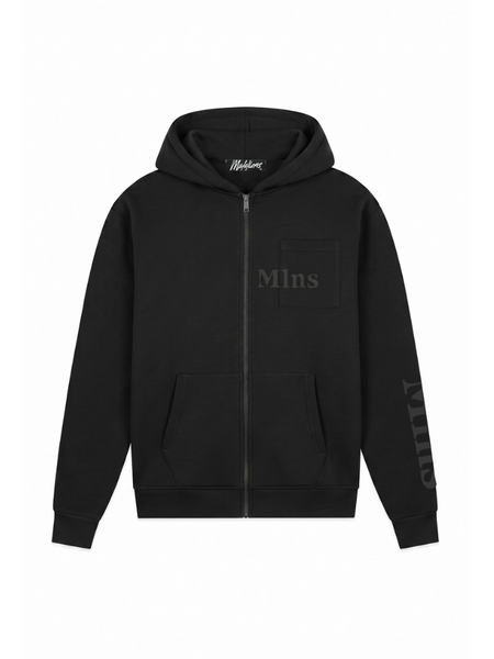 Malelions Malelions Department Zip Hoodie - Black Malelions Department Zip Hoodie - Black
