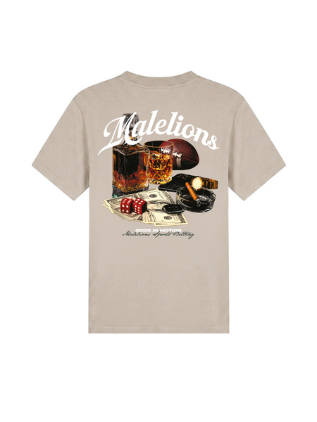 Malelions Malelions Sports Betting T-Shirt - Almond