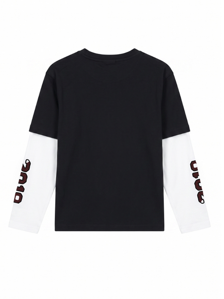 Malelions Malelions Kids College Double Layered Longsleeve - Black