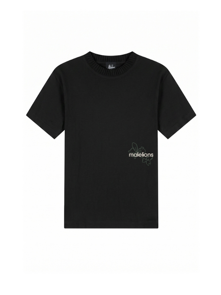 Malelions Malelions Kids Relaxed Flower T-Shirt - Black Malelions Kids Relaxed Flower T-Shirt - Black