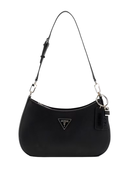 Guess Guess Noelle II Top Zip Shoulder Bag - Black Guess Noelle II Top Zip Shoulder Bag - Black