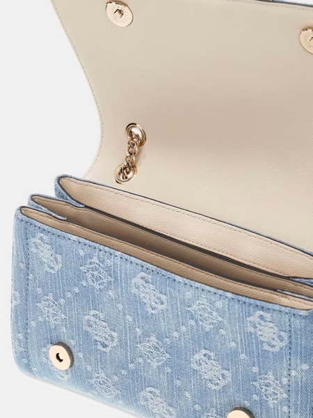 Guess Accessoires Noelle II Top Zip SH - Denim Logo Guess Guess Accessoires Noelle II Top Zip SH - Denim Logo
