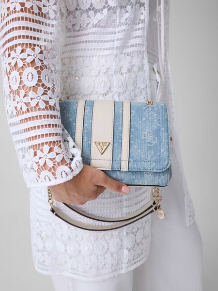 Guess Accessoires Noelle II Top Zip SH - Denim Logo Guess Guess Accessoires Noelle II Top Zip SH - Denim Logo