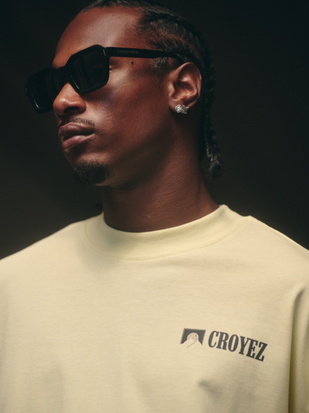 Croyez Montagne Double Sleeve Shirt - Light Yellow Croyez Croyez Montagne Double Sleeve Shirt - Light Yellow