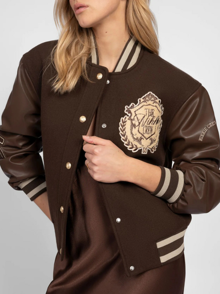 Nikkie Audra Bomber Jacket - Chocolate Martini Nikkie Nikkie Audra Bomber Jacket - Chocolate Martini