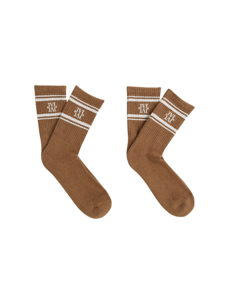 Josh V Basil Socks - Khaki Melange Josh V Josh V Basil Socks - Khaki Melange