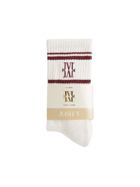 Josh V Basil Socks - Ecru Melange