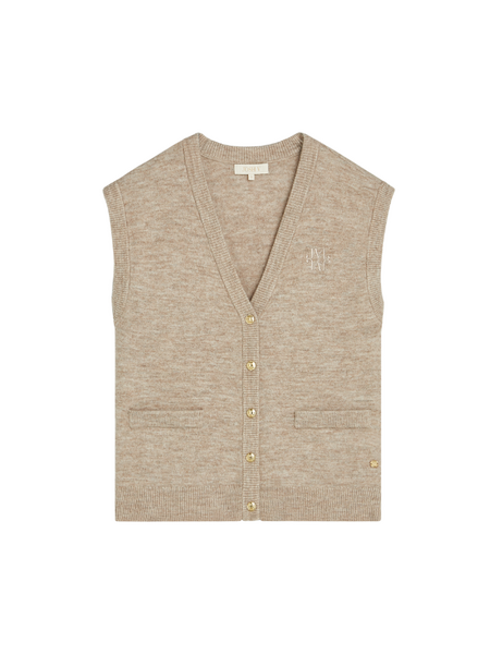 Josh V Fox Cardigan - Ecru Melange