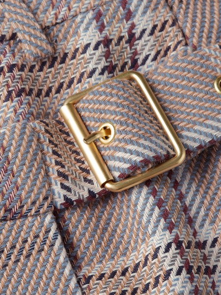 Josh V Josh V Seth Skirt - Cognac Check
