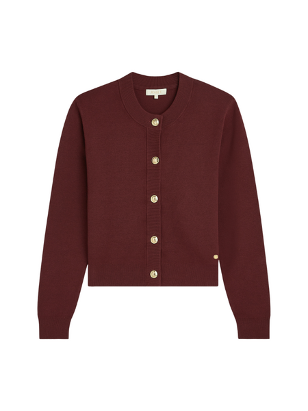 Josh V Fliss Cardigan - Burgundy