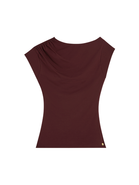 Josh V Percy Top - Burgundy