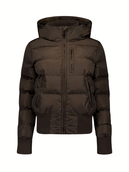 Airforce Women Tate Bomber - Dark Coffee Airforce Airforce Women Tate Bomber - Dark Coffee