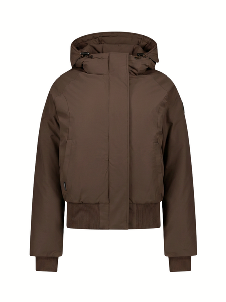 Airforce Airforce Women Bomber Jacket - Dark Coffee Airforce Women Bomber Jacket - Dark Coffee