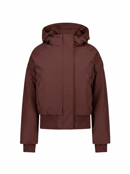 Airforce Women Bomber Jacket - Bitter Chocolate Airforce Airforce Women Bomber Jacket - Bitter Chocolate