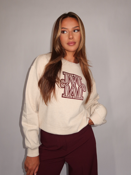 Josh V Takumi Sweater - Ecru Melange Josh V Josh V Takumi Sweater - Ecru Melange