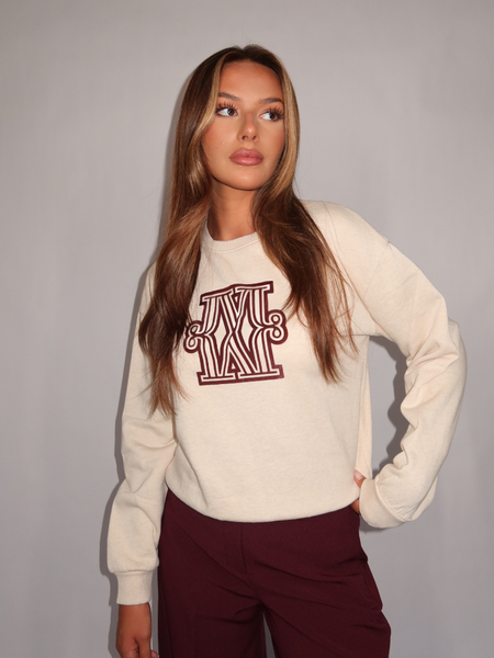 Josh V Josh V Takumi Sweater - Ecru Melange Josh V Takumi Sweater - Ecru Melange