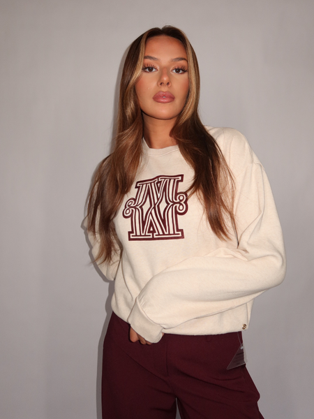 Josh V Takumi Sweater - Ecru Melange Josh V Josh V Takumi Sweater - Ecru Melange