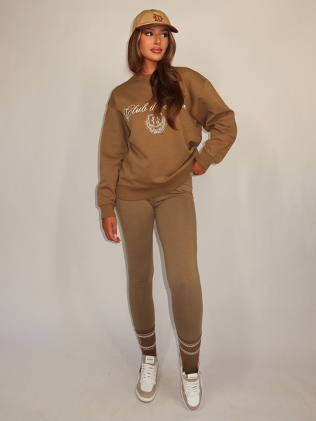 Josh V Merrit Leggings - Khaki Melange Josh V Josh V Merrit Leggings - Khaki Melange