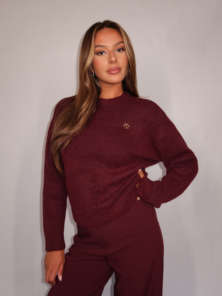 Josh V Josh V Ize Sweater - Burgundy Josh V Ize Sweater - Burgundy