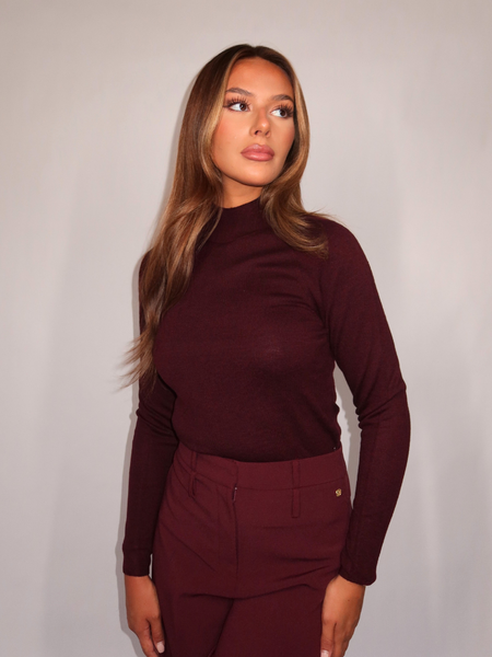 Josh V Sofia Sweater - Burgundy Josh V Josh V Sofia Sweater - Burgundy