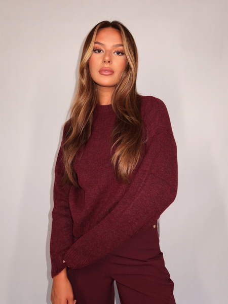Josh V Ize Sweater - Burgundy Josh V Josh V Ize Sweater - Burgundy