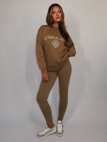 Josh V Merrit Leggings - Khaki Melange Josh V Josh V Merrit Leggings - Khaki Melange