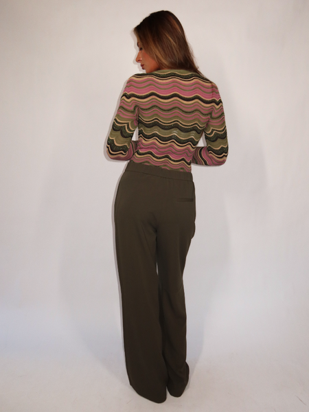 Nikkie Amine Pants - Night Green Nikkie Nikkie Amine Pants - Night Green