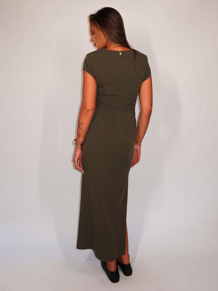 Nikkie Nikkie Amine Dress - Night Green