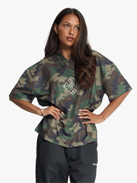 Croyez Women Camo Mesh Jersey - Camo Croyez Croyez Women Camo Mesh Jersey - Camo