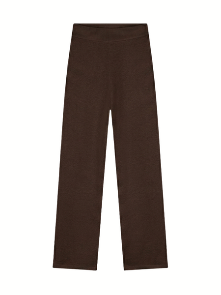 Malelions Malelions Women Knitted Pants - Dark Brown Malelions Women Knitted Pants - Dark Brown