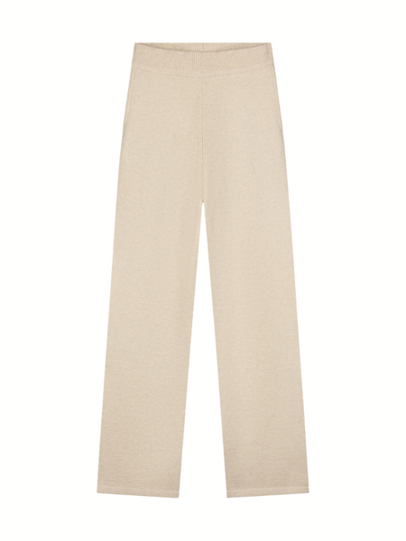 Malelions Malelions Women Knitted Pants - Beige Malelions Women Knitted Pants - Beige
