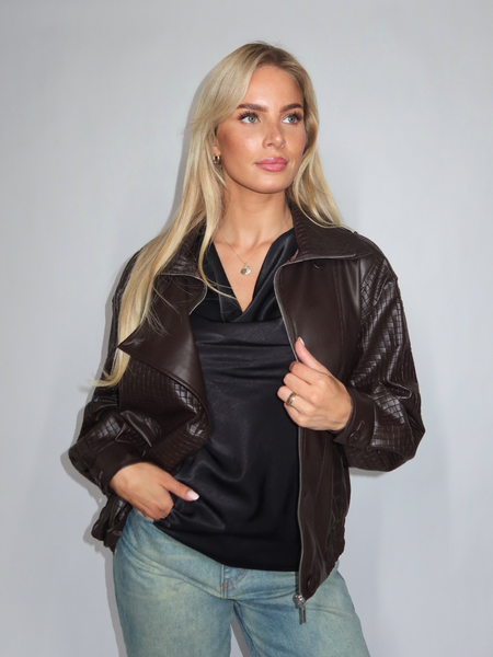Rinascimento GIacca Giubotto short jacket - Moro marrone Rinascimento Rinascimento GIacca Giubotto short jacket - Moro marrone