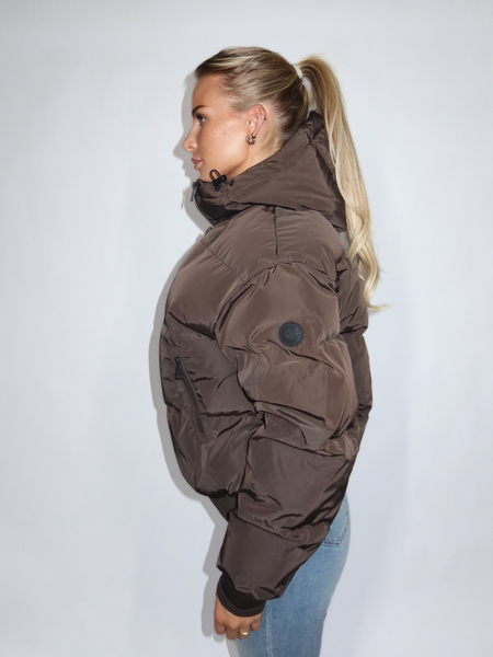 Airforce Airforce Women Bree Bomber - Dark Coffee