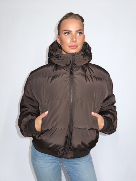 Airforce Airforce Women Bree Bomber - Dark Coffee Airforce Women Bree Bomber - Dark Coffee