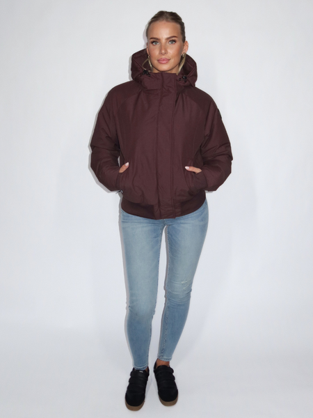 Airforce Airforce Women Bomber Jacket - Bitter Chocolate