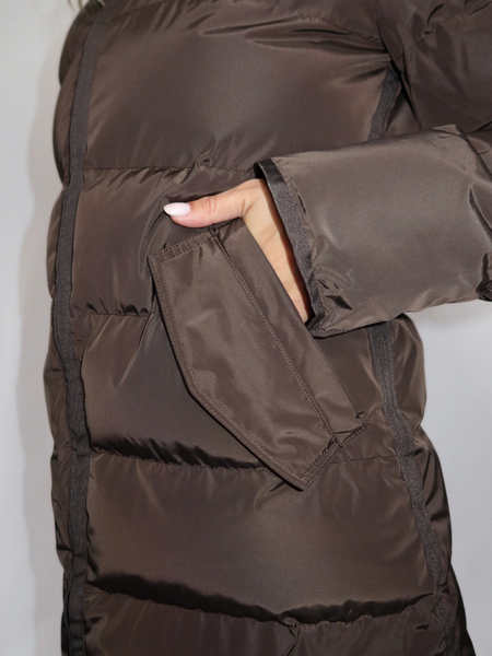Airforce Airforce Women Jade Jacket - Dark Coffee