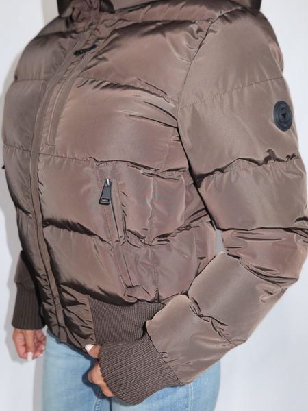 Airforce Airforce Women Tate Bomber - Dark Coffee