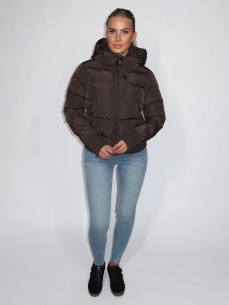 Airforce Airforce Women Tate Bomber - Dark Coffee