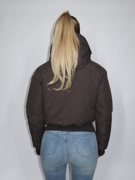 Airforce Airforce Women Bomber Jacket - Dark Coffee