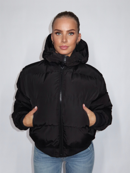 Airforce Airforce Women Bree Bomber - True Black Airforce Women Bree Bomber - True Black